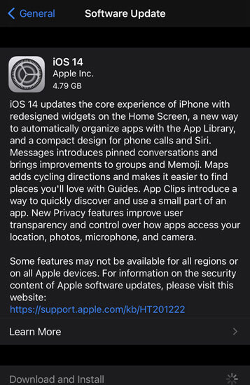iOS 14 